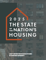 Cover of State of the Nation's Housing 2025 report.