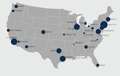 Remodeling spending in metros