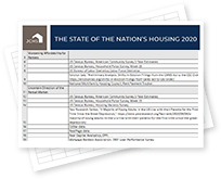The State of the Nation's Housing 2020 Data Sources