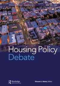 Housing Policy Debate cover.