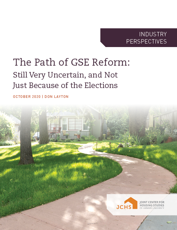 The Path of GSE Reform cover