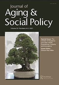 Aging and Social Policy journal cover.