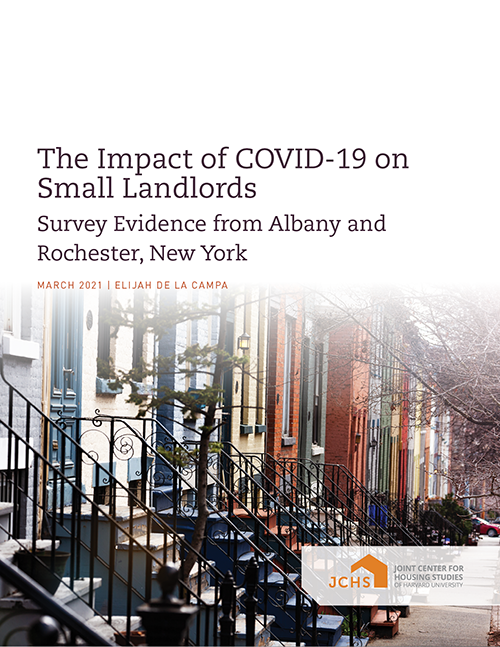 Cover of the paper" The Impact of COVID-19 on Small Landlords."
