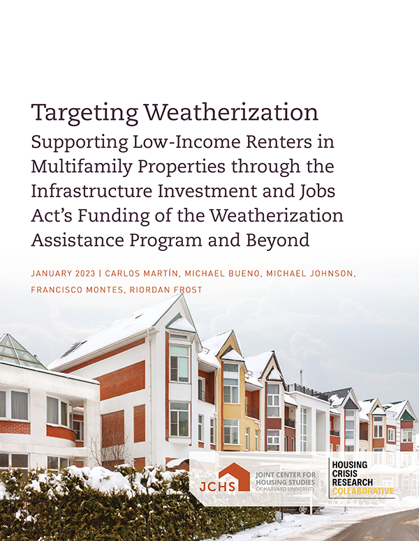 Targeting Weatherization: Supporting Low-Income Renters in Multifamily  Properties through the Infrastructure Investment and Jobs Act's Funding of  the Weatherization Assistance Program and Beyond