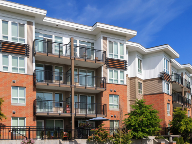Large rental apartment complex.