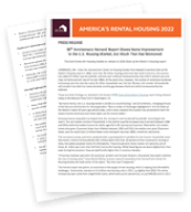 America's Rental Housing 2022 Press Kit