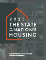 Cover of State of the Nation's Housing 2025 report.