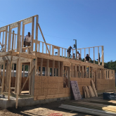 Home under construction.