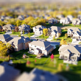 Neighborhood of large single-family homes.