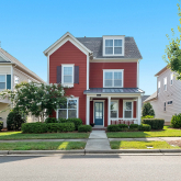 Small home in a residential area.