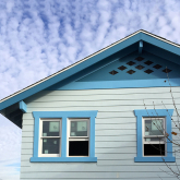 Exterior of a house.