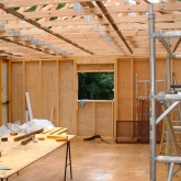 House being renovated