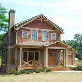 Small single-family house.
