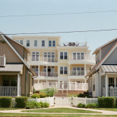 Photo of two single-family homes side by side.