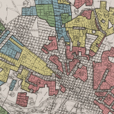 HOLC redlining map of Richmond, VA.