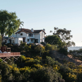 Large house overlooking valley in San Diego.