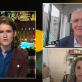 Video conference with three people