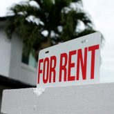 For rent sign