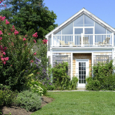 Small home on a shared lot.