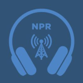 NPR logo and headphones.