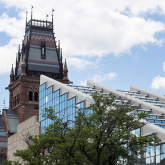 Gund Hall and Sanders Theatre