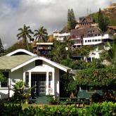 Hillside homes in Hawaii.