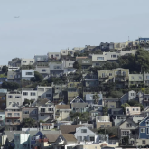 Homes on a San Francisco hillside.