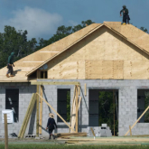 Home under construction.