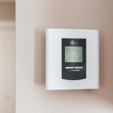 Home thermostat.
