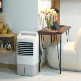 Air purifier in a home.