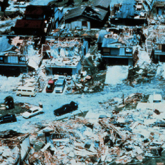 Devastation from Hurricane Andrew