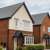 Row of homes.