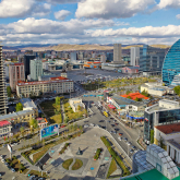 view over Ulaanbattar.
