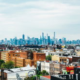 View of Brooklyn looking towards Manhattan.