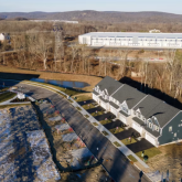 New homes in a residential development.
