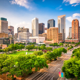 Houston skyline.