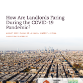 Cover of the paper "How Are Landlords Faring During the COVID-19 Pandemic? Evidence from a National Cross-Site Survey."