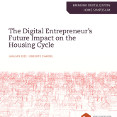 Cover of the paper "The Digital Entrepreneur’s Future Impact on the Housing Cycle."