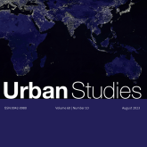 Cover of the journal "Urban Studies."