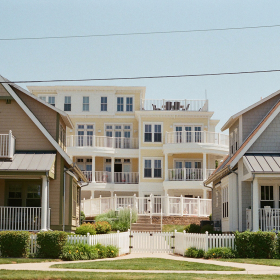 View of multifamily and single family homes.