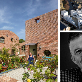 Peter Barber and two of his social housing projects.