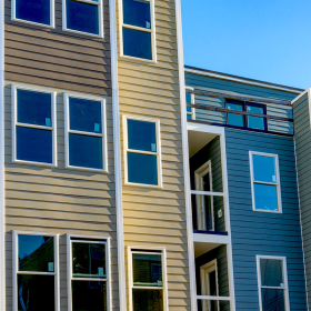 New construction multifamily housing.