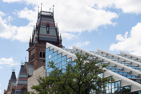 Gund Hall and Sanders Theatre