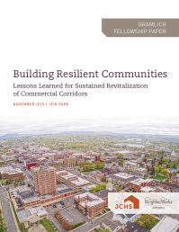 Cover of Building Resilient Communities paper.