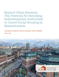 Cover of Beyond Urban Renewal paper.