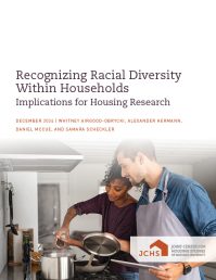 Cover of Recognizing Racial Diversity Within Households paper.