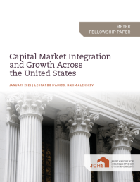 Cover of paper with the pillars of a federal building.