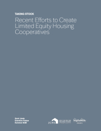 Cover of Taking Stock paper.