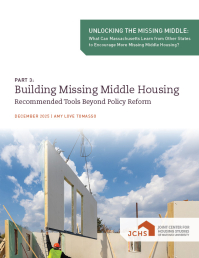 Cover of Building Missing Middle Housing paper.