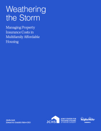 Cover of affordable housing insurance paper.